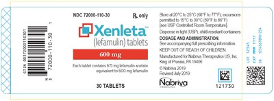 xenleta-06.jpg Tablet 30-count Bottle Label - xenleta 06