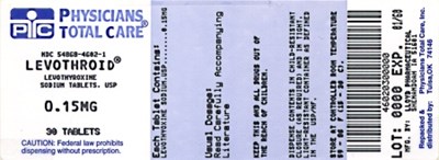 PRINCIPAL DISPLAY PANEL - 150 mcg Tablet Bottle Label - 4602