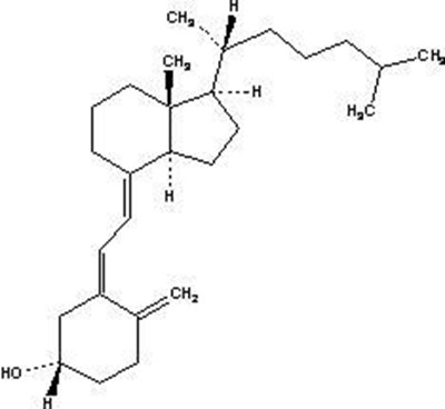 Image Of Cholecalciferol Structural Formula (Fosamax Plus D 02)