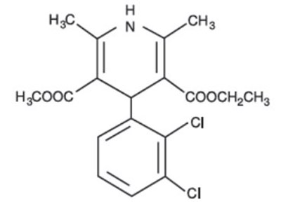 Felodipine Structural Formula (Image 01)