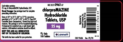 Chlorpromazine Hydrochloride Tablets Usp 3