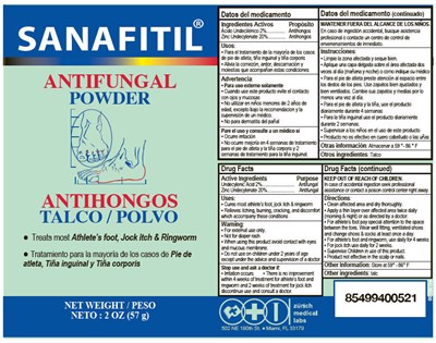 sanafitil-01.jpg Principal Display Panel - 57 g Bottle Label - sanafitil 01