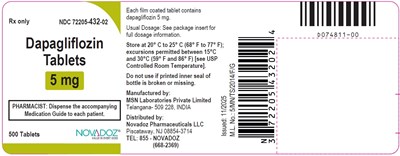 Dapagliflozin-5mg-500s-container-label (Dapagliflozin 5mg 500s Container Label)