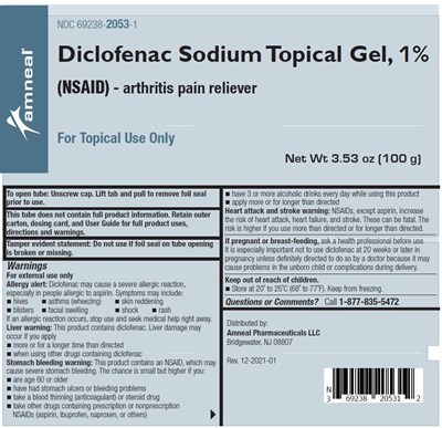 100g Tube Label (Diclofenac Sodium Topical Gel 1 Percent Otc Lam 16)