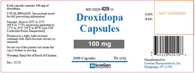 Droxidopa 100mg 1000 (Droxidopa 100mg 1000ct)