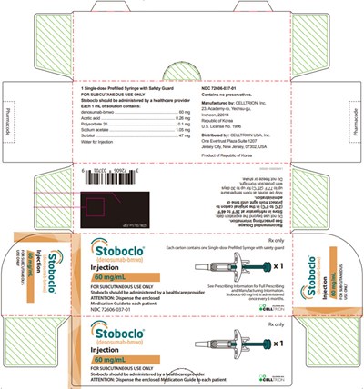 Principal Display Panel (60 mg/mL Syringe Carton)