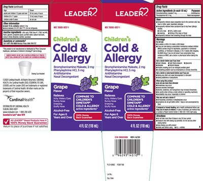 Brompheniramine Maleate 2 mg, Phenylephrine HCl 5 mg (Dibromm Children Cold And Allergy Grape Liquid 1)