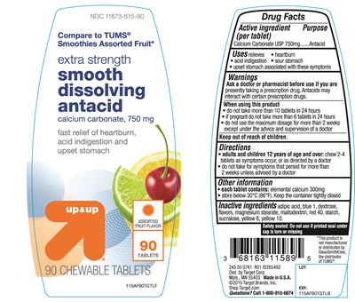 up and up extra strength smooth dissolving antacid assorted Fruit - 103AF72PVLFLB