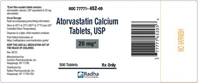 Atorvastatin-20mg-500tab (Atorvastatin 20mg 500tab)