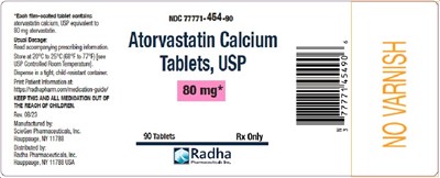 Atorvastatin-80mg-90tab (Atorvastatin 80mg 90tab)