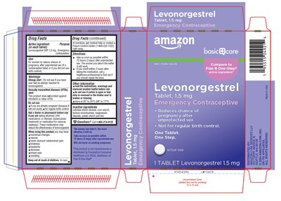 PACKAGE LABEL-PRINCIPAL DISPLAY PANEL -1.5 mg (1 Tablet Carton Label) - levonorgestrel fig1