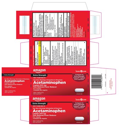 Package Label-principal Display Panel 500 mg (100 Caplets Bottle) (Acetaminophen Fig2)