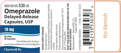 Omeprazole Delayed-release Capsules, Usp 10mg (NDC 62135-530-30)