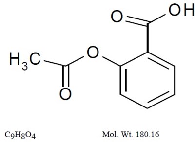 Aspirin Structure (Aspirindipyridamole Strc2)