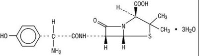Amoxicillin Structural Formula (Image 1)