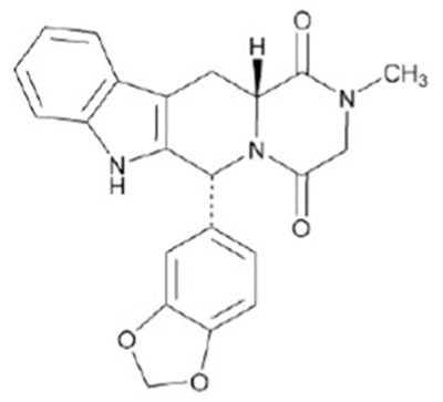 Image Of Chemical Structure Of Tadalafil (Cs1)