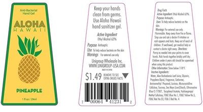 Image Of Bottle Label (Label Pa)