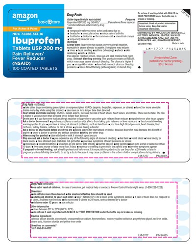ibuprofen-round-fig1.jpg PACKAGE LABEL-PRINCIPAL DISPLAY PANEL - 200 mg (100 Tablets Bottle) - ibuprofen round fig1