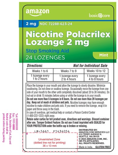 nicotine-fig3.jpg PACKAGE LABEL.PRINCIPAL DISPLAY PANEL - 2 mg (24 Lozenges, Container Label) - nicotine fig3