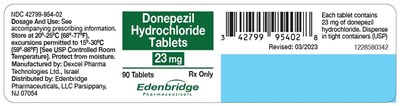 1 - donepezil 23mg 90count