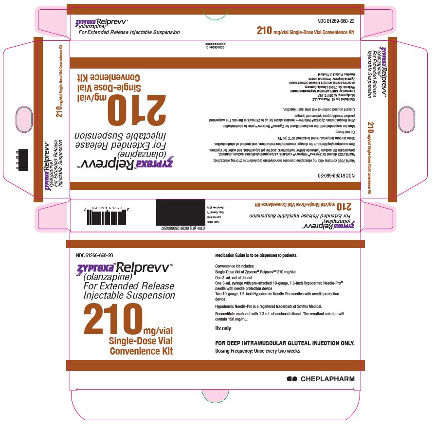 Relprevv Table Zyprexa Kit- Images NDC61269-660