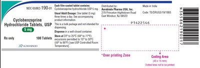 cyclobenz-fig1.jpg PACKAGE LABEL-PRINCIPAL DISPLAY PANEL - 5 mg (100 Tablet Bottle) - cyclobenz fig1