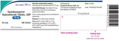 cyclobenz-fig2.jpg PACKAGE LABEL-PRINCIPAL DISPLAY PANEL - 10 mg (100 Tablet Bottle) - cyclobenz fig2