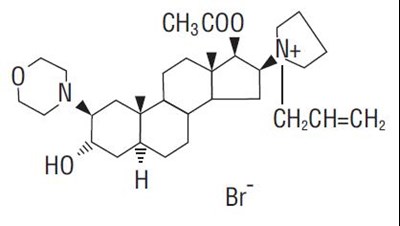 rocuronium-str.jpg Rocuronium Bromide Chemical Structure - rocuronium str
