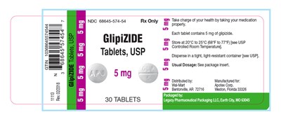 Glipizide Tablets, USP 5 mg - glipizide tabs   apotex 2