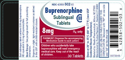 Principal Display Panel (8 mg Tablet Bottle Label)