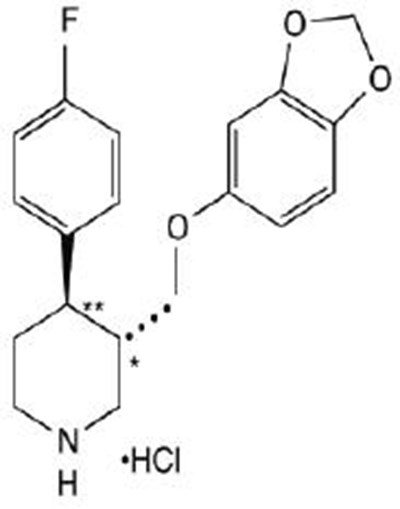 Chemical Structure - paroxetine str