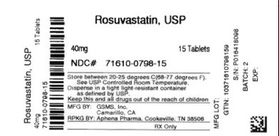 Label (71610 0798 15)