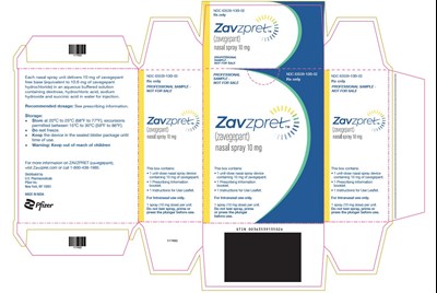 Principal Display Panel – Nasal Spray Carton Sample (Zavzpret 10)