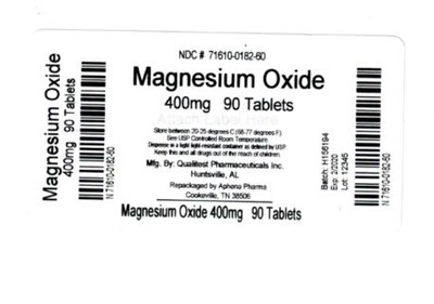 71610-0182-60.jpg Bottle Label 400 mg - 71610 0182 60