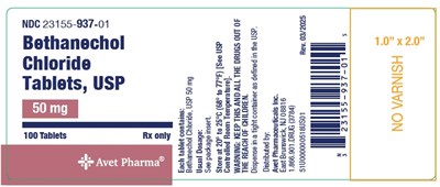 50 mg (Bethanechol Chloride Tablets Usp 5)