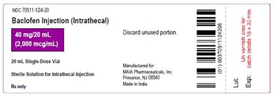 Container Label NDC 70511-124-10 - vial label 2000mcg