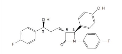 image of ezetimibe chemical structure - Ezetimibe 01