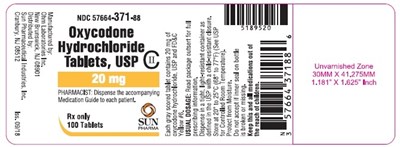 oxycodone-6.jpg Principal Display Panel - 20 mg - oxycodone 6