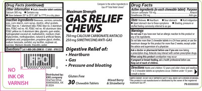 Target Mixed Berry and Strawberry Gas Relief Chews - 30ct GasXNBE MixedBry TEMP r1