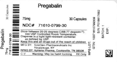Label (71610 0799 30)