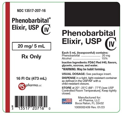 phenobarbital-elixir-2.jpg Container Label for Phenobarbital Elixir 20 mg/ 5 mL - phenobarbital elixir 2