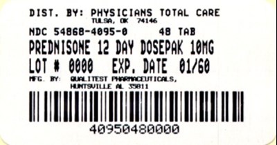 4095.jpg image of 10 mg package label - 4095
