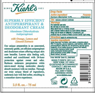 image of a label - KiehlsSEAP