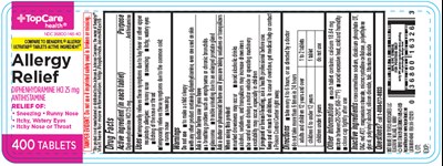 topcare-01.jpg PRINCIPAL DISPLAY PANEL - 400 Tablet Bottle Label - topcare 01