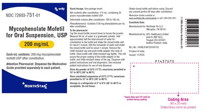 Package Label-principal Display Panel 200 mg/ml (225 mL Bottle) (Mycophenolate Fig3)