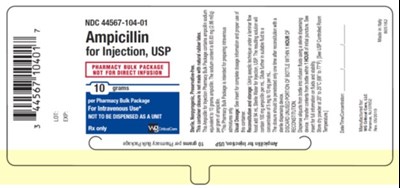 image-02.jpg Ampicillin 10 gram vial label - image 02