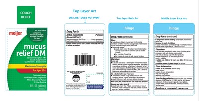 Meijer Mucus Relief DM - mucinex 01