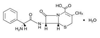 Chemical Structure (Cephalexin Structure)