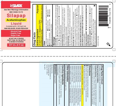 Container Label 237 mL - childrens silapap acetaminophen 1