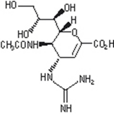 Zanamivir Structural Formula (Cf6c39b3 3e43 4e4d Bfe0 A0f6df088746 01)